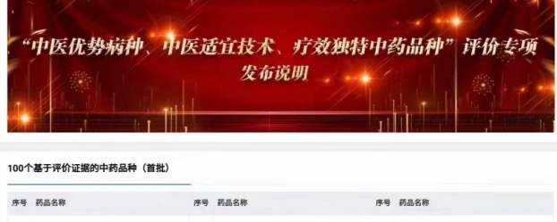 福瑞股份复方鳖甲软肝片入选全国100个基于评价证据的中药优势品种